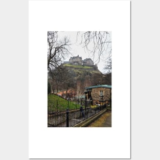 Edinburgh Castle (from Princes Street) - Scottland Posters and Art